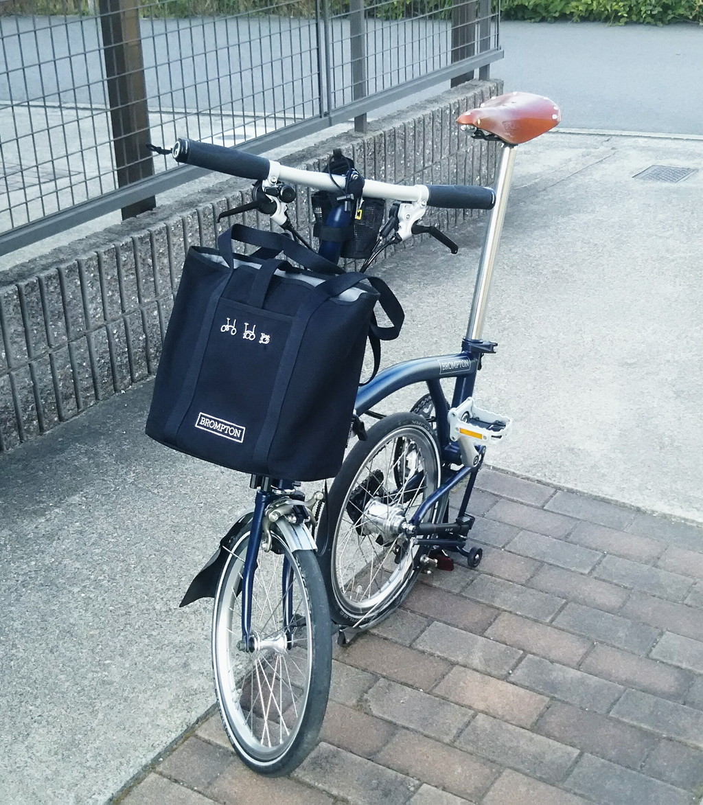 ブロンプトン(BROMPTON)トートバッグにチャックを付けてみた