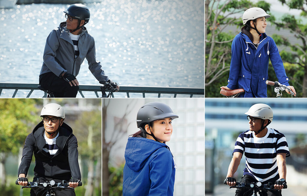 BRERO ふだん着ヘルメット・日常に安心を。電動アシストサイクルにも最適。