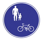 普通自転車歩道通行可の標識